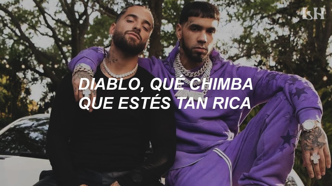 Maluma, Anuel AA - Diablo, Qué Chimba (Letra) - YouTube