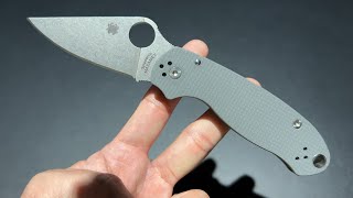 SPYDERCO PARA 3 CTS MAXAMET DARK GREY / ยืม คมจัดถนัดมือ