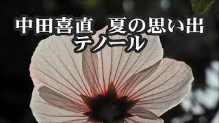 中田喜直　夏の思い出　テノール　「リーダーシャッツ２１」より