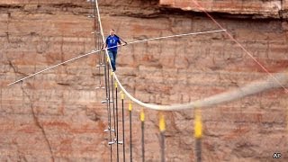 BBC Learning English: Video Words in the News: Tightrope walker (26 June 2013)