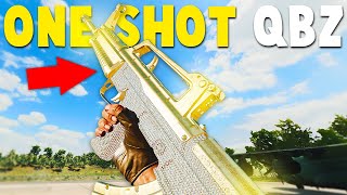 the One Shot DIAMOND QBZ Makes Lobby Mad in Black Ops Cold War.. (Best QBZ Class Setup)