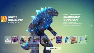 How to Unlock GODZILLA SKIN in Fortnite! (EASY)