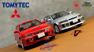 1/64 トミカ Tomica Limited Vintage Neo TomyTec Mitsubishi Lancer Evolution IV \u0026 V  三菱 路荀