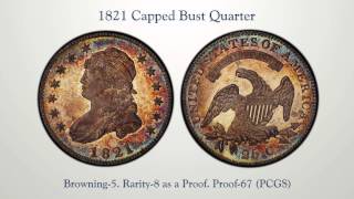 LOT 1066  1821 Capped Bust Quarter