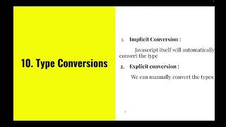 Part - 5 Type conversion | @wissenTutorials | Javascript | in Tamil