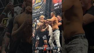 HEATED Nate Diaz PUTS HANDS on Jake Paul in FINAL face off at weigh ins!