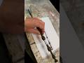 Making Harry Potter Elder Wand in 30 sec  #harrypotter #woodworking