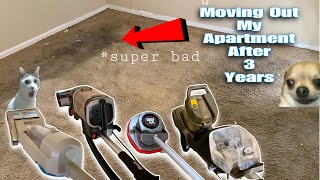 MOVING OUT Deep Cleaning DIRTY Bedroom Carpet 👋🏽🫧 | 2 Vac Prevac, Scrub, Hot Extraction | QRCC ❣️