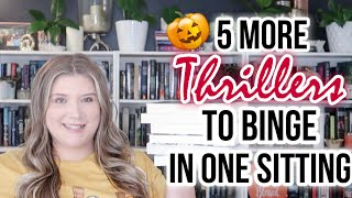 THRILLER BOOK RECOMMENDATIONS 2022 | THRILLERS TO BINGE IN ONE SITTING!
