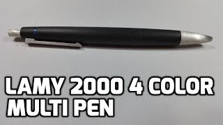 Lamy 2000 4 Color Ballpoint Multi Pen Unboxing and Review