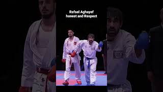 Fight is about Honest and respect - Rafael Aghayef #karate #fight #kumite #karatedo #wkf #shorts