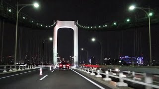 Tokyo Night Drive Time Lapse 東京ナイトドライブ 首都高速道路 高井戸から葛西へ (SONY RX100M3) - TOKYO TRIP, JAPAN