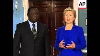 Clinton and Tsvangirai, comments