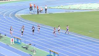 5年生100m女子予選-6組 東京都小学生陸上競技交流大会 2020年9月21日