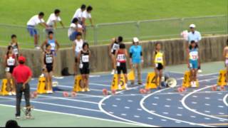 2011兵庫・東播地区中学総体_2年女子100m決勝.MOV