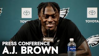 A.J. Brown's Contract Extension Press Conference