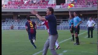 FC Barcelona B - UD Almería (4-5) Resumen (17/08/12) J1