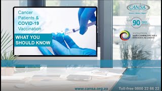 CANSA SANCDA Webinar: Cancer Patients and the COVID Vaccine