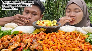 GERIMIS NAMBAH NAFSU MAKAN ! AMPELA RICA RICA KENTANG BALADO LALAPAN SAMBEL, NIKMAT POLL