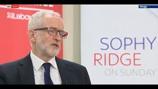 Labour Leader Jeremy Corbyn discusses Brexit with Sophy Ridge