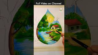 Save Water Day #painting #shorts #savewater #scenery #landscape #day #beautiful