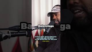 Kanye west on Balenciaga paying $12 back after investing $10M on them 😓 #rap #balenciaga