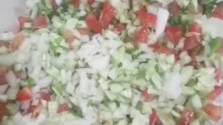 סלט ירקות עשיר.   Rich vegetable salad