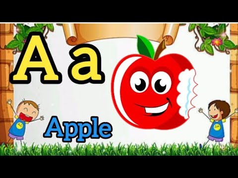 A For Apple B For Ball,Phonics Song TWO Words,ABCD Songs With Picture ...