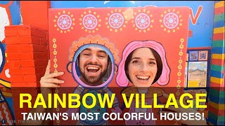 Taiwan's Rainbow Village - Most Colorful Houses!