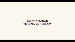 Kuinka kauan tekonivel kestää?