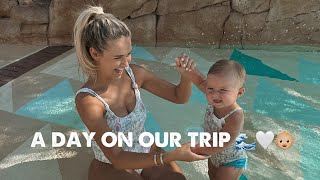 A DAY ON OUR TRIP AWAY🌊🥺👶🏼 🤍 | VLOG | MOLLYMAE