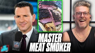 NFL Insider Ian Rapoport Smokes The Best Meat In Town & We Didn't Know It | Pat McAfee Reacts