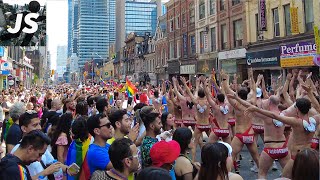 Toronto Pride Parade 2022! MASSIVE Crowds on the Route Walk