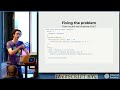 Overly Defensive Programming - Carl Vitullo