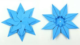Origami Easy Flower Tutorial - How to Fold Origami Easy Paper Flower - DIY Flower Craft