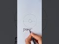 Drawing Pokemon logo #shorts #condsty #drawing