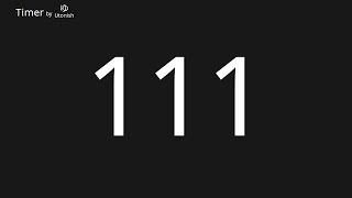 111 Second Countup Timer