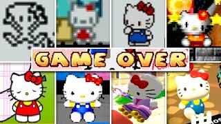 Evolution Of Hello Kitty Games Death Animations \u0026 Game Over Screens (1990 - 2025)