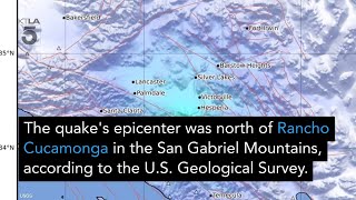 Magnitude 4.2 earthquake rattles Southern California