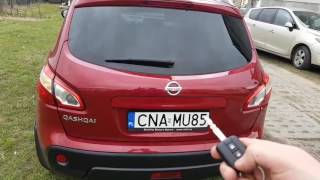 Nissan Qashqai otwieranie klapy