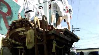 2015秋祭りだんじりパレード　徳庵・稲田