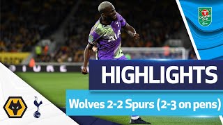 Penalty shootout DRAMA at Molineux | HIGHLIGHTS | Wolves 2-2 Spurs (2-3)