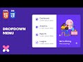 Design & Code: Dropdown Menu HTML CSS (Part 2 of 4)