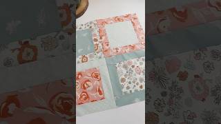 How to sew a simple square in a square quilt block 🪡 #simplesew #quiltblock #sewing