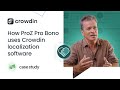 Case Study | How ProZ Pro Bono uses Crowdin localization software