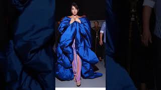 Nora Fatehi blue dress Beautiful Can you guess its cost? #norafatehi #norafashion #shorts #love