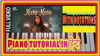 Kusu kusu Song||Satyamev jayate 2||Piano/keyboard tutorial with notations||on casio Sa77