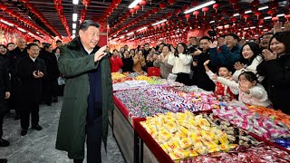 Chinese President Xi Jinping: May your lives be as sweet as candies