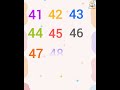 41 to 50 number 41 to 50 counting for children shorts count 123 number