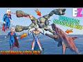 SUPERMAN UPIN IPIN SIKSA MONSTER BATU, DIMAKAN HIU RAKSASA - GTA 5 BOCIL SULTAN